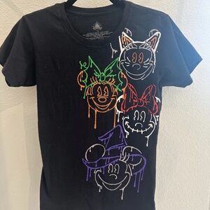 Disney Halloween T Shirt Slim Fit Adult Small
